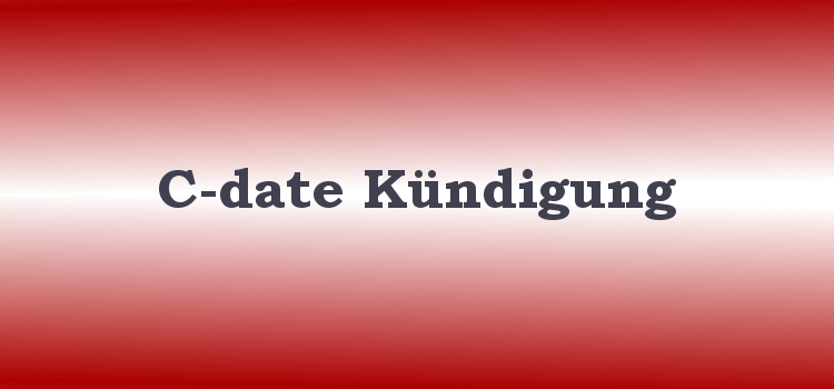 c-date Kündigung